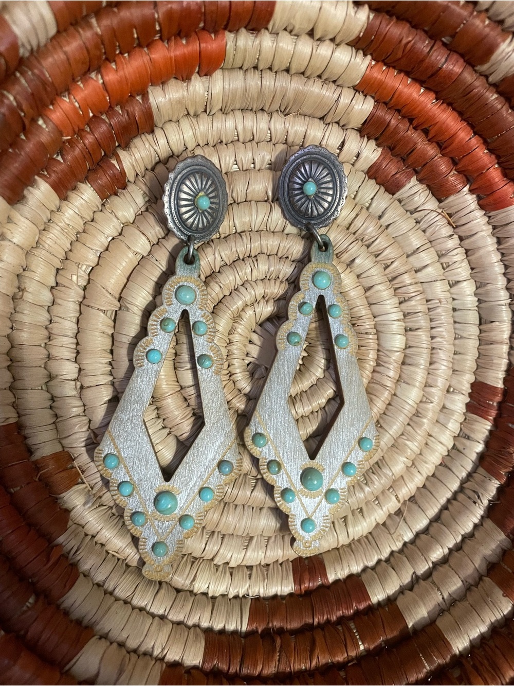 Pink Panache Western Dangle Earrings